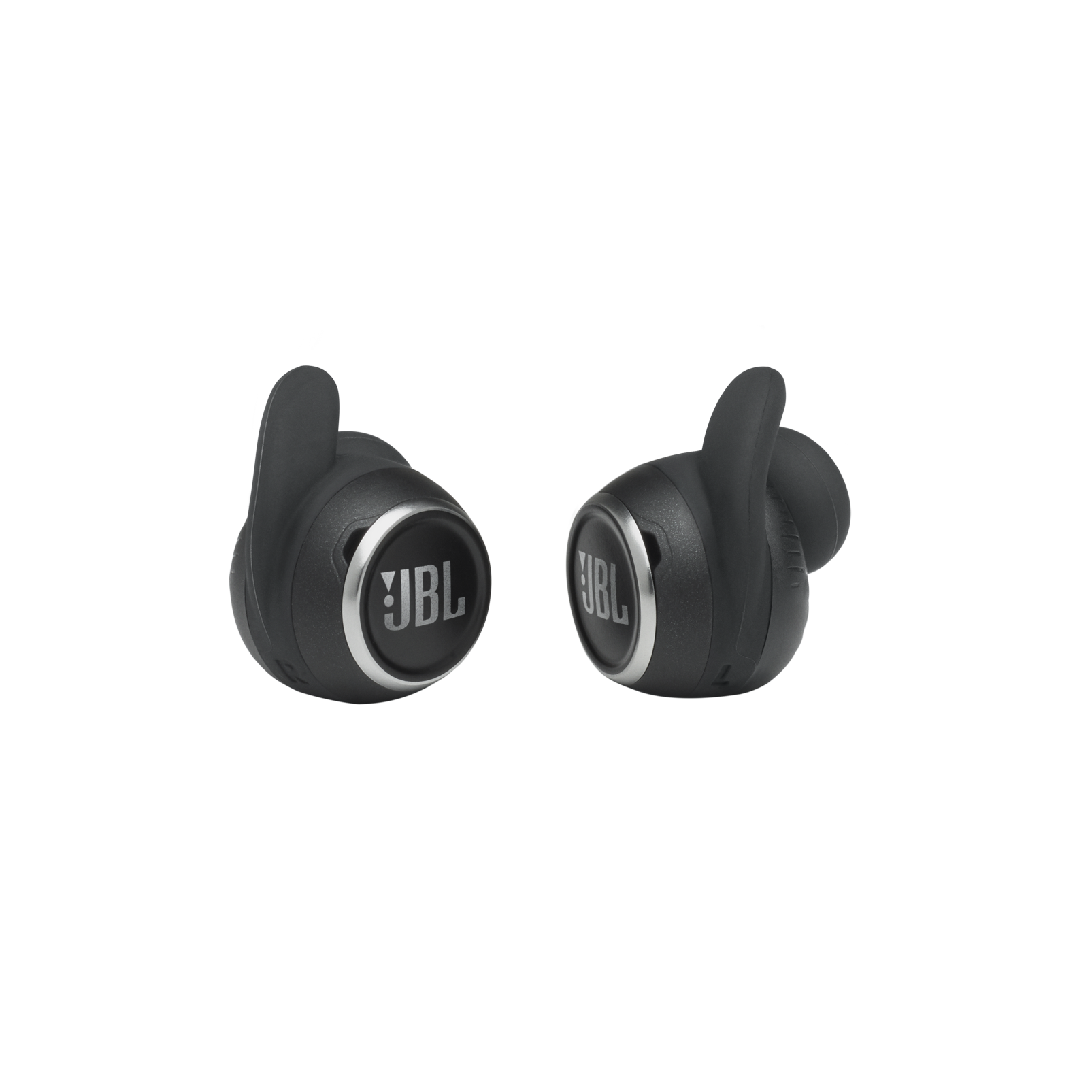 JBL Reflect Mini NC - Black - Waterproof true wireless Noise Cancelling sport earbuds - Detailshot 1